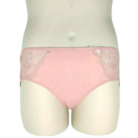 INC International Concepts Womens Lace Inset Hipster Panties Pink Size 2X NEW - Picture 2 of 9
